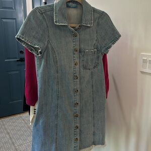 Show me your mumu denim dress size XS